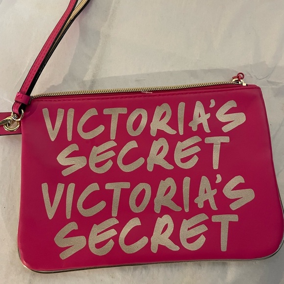 Victoria's Secret Handbags - Victoria's Secret Bold Pink Wristlet